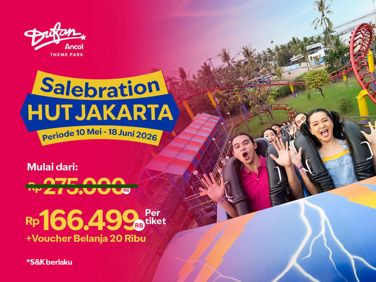 Promo Dufan Ancol HUT Jakarta ke-499, Tiket Mulai Rp166.499